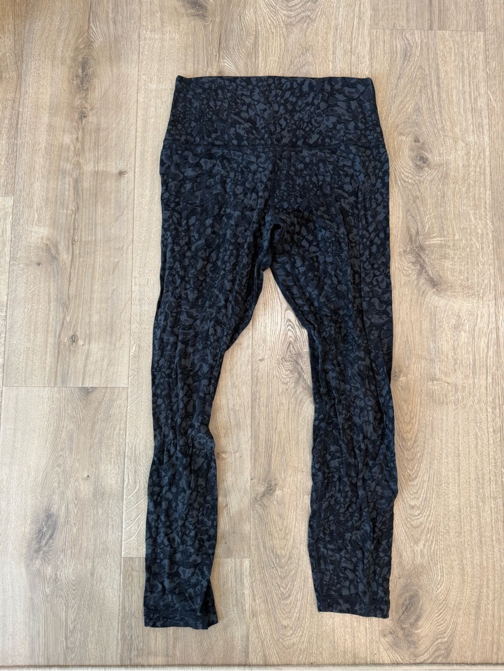 Lululemon Align High-Waist Black Leopard Print Leggings